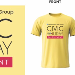 * CIVIC HOLIDAY DAY SALE * T-Shirt - Cotton - Short Sleeve