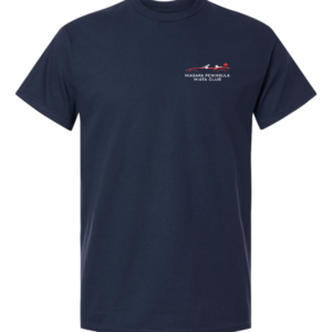 Navy T-shirt with Niagara Peninsula Miata Club logo