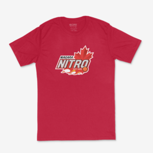 Red Niagara Nitro logo T-shirt